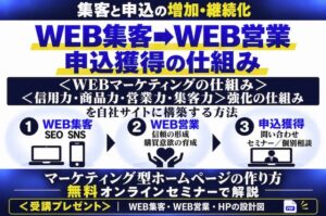 マーケティング型HPセミナー